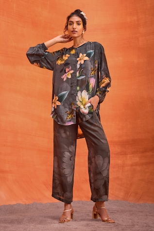 Kalista Carly Fresh Glory Print Shirt With Pant