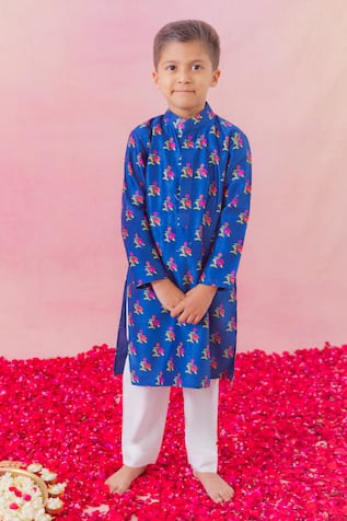 Chotibuti Bloom Print Kurta With Pyjama 