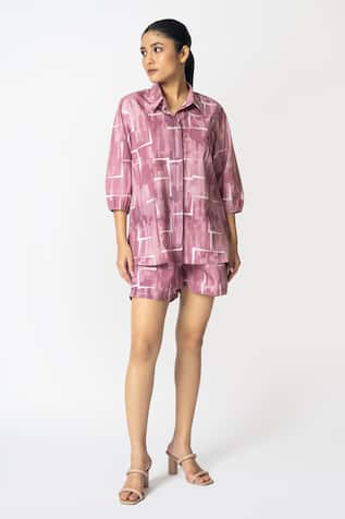 KLAD Geometric Print Shirt 