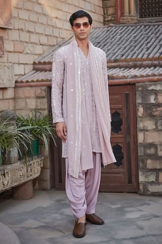 Bohame Ollie Chikankari Embroidered Kurta Set 