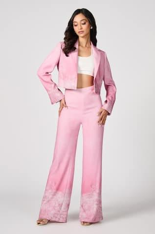S & N By Shantnu Nikhil Floral Print Pant 