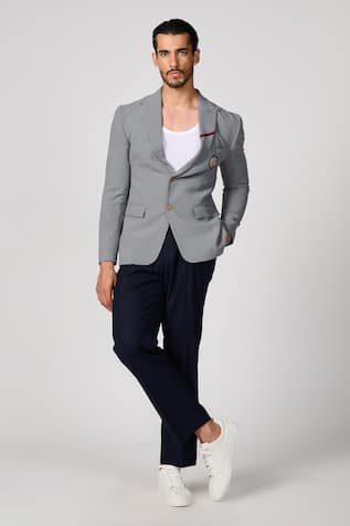 S&N by Shantnu Nikhil Cricket Hallmark Embroidered Jacket 