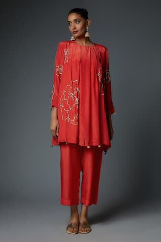 Bha sha Risha Floral Pattern Tunic With Pant 