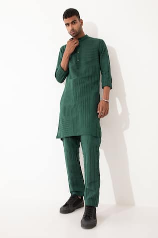 Tory Reflection Striped Print Kurta & Pant Set 