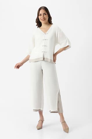 KAVERI Zen Layered Top With Pant 