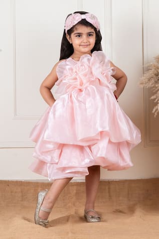 Lil Angels Frill Layered Dress 