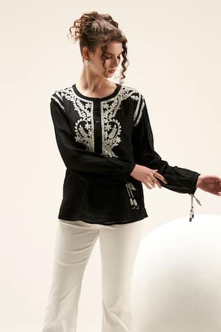 Verb by Pallavi Singhee Sequin Embroidered Kurta 