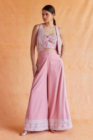 Shruti Sancheti Embroidered Waistcoat & Pant Set 