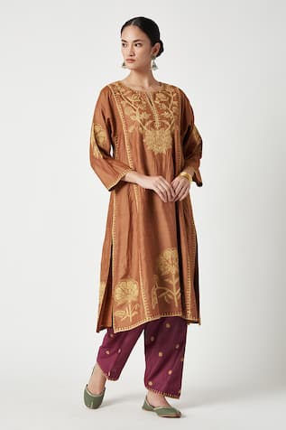 Payal Pratap Mariam Embroidered Kurta With Salwar 