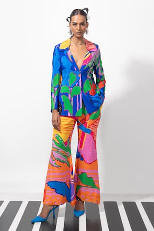 Nautanky Drama Queen Blazer & Pant Co-ord Set 