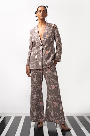 Nautanky Paradise Blazer & Pant Co-ord Set 