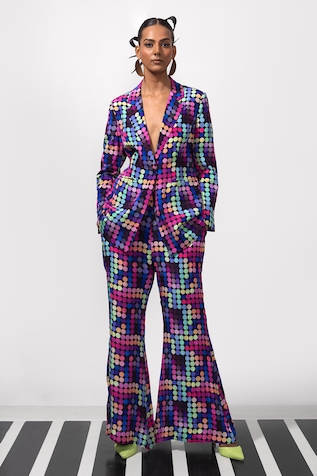 Nautanky Bold n Boujee Blazer & Pant Co-ord Set