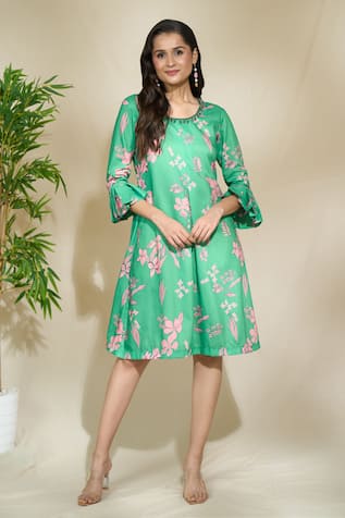 The Home Affair Floral Print Dress 