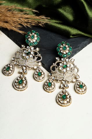 Nayaab By Sonia Rajwadi Raniyan Floral Chandeliers 