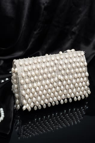 Nayaab by Sonia Mini Kasse Midnight Sparkle Crystal Clutch 