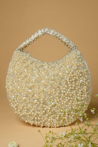 Clutch'D Japanese Crystal Embellished Bag 