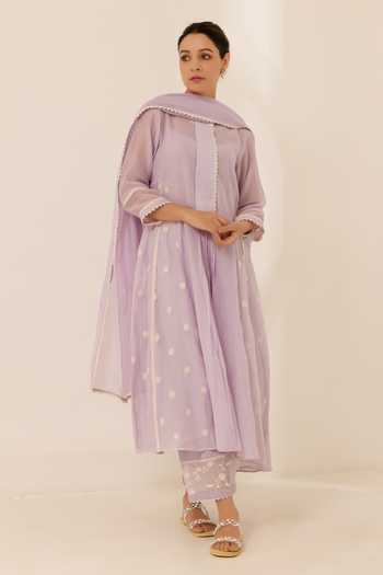 Label Mansi Nagdev Rosemary Embroidered Kurta Pant Set 