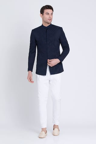 Arun Verma Patch Work Embellished Bandhgala 