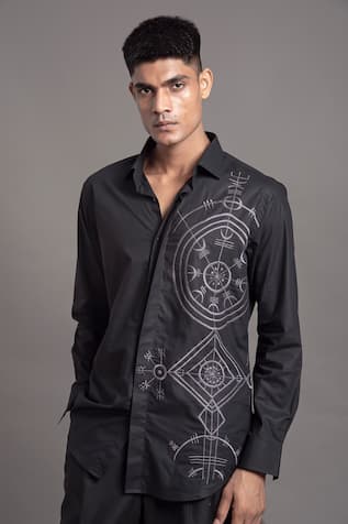 Arun Verma Thread Embroidered Shirt 