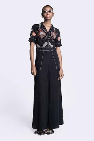 Shahin Mannan I Can Fly Embroidered Jumpsuit 