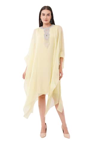 Anjali Kanwar Pastel Crystal Embellished Kaftan 