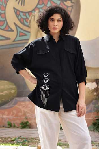 Shilpi Gupta Embellished Front Placket Shirt 