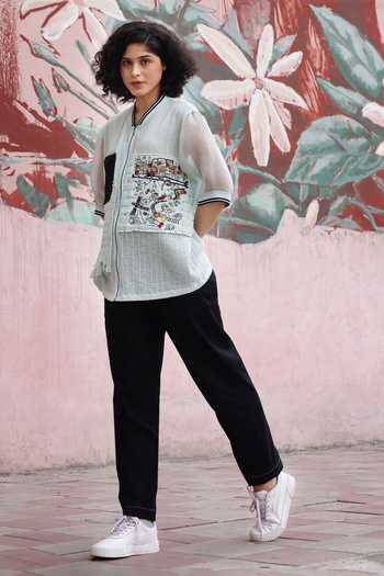 Shilpi Gupta Embellished Patch Pocket Shirt 