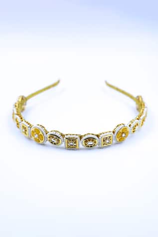 Geometric Brooch Hairband 