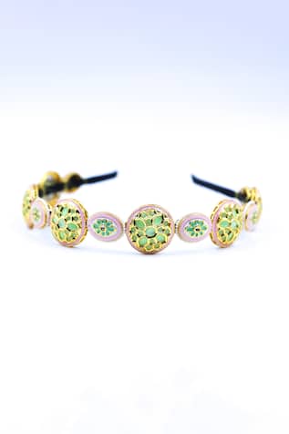 Cut-Out Brooch Hairband 