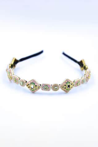 Bead & Crystal Embellished Hairband 