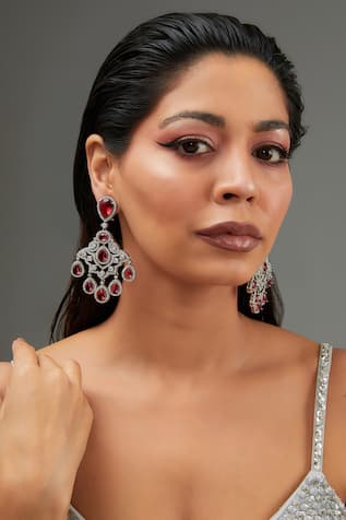 Diamond & Stone Studded Danglers 