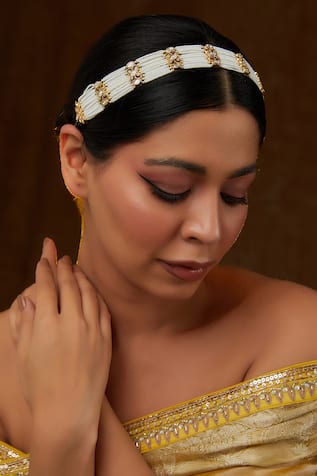 Kundan & Polki Embellished Mathapatti 