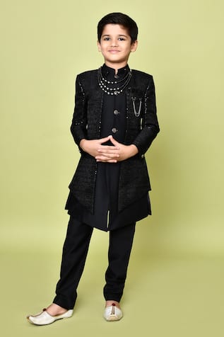 Embroidered Sherwani Kurta Set 