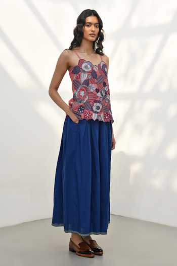 Payal Pratap Licata Solid Wide-Legged Pant 