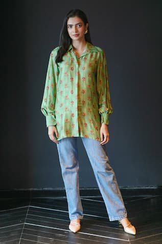 Shachi Sood Floral Print Shirt 