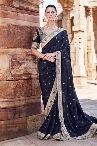 MATSYA Vintage Sona Dori Saree With Blouse 