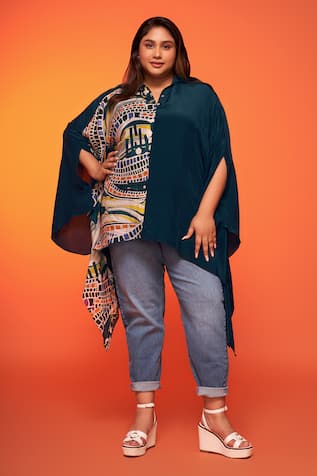 Neetiandmudita Abstract Pattern Kaftan 