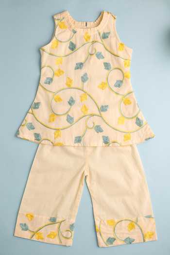Cute Couture Embroidered Kurta & Pant Set 