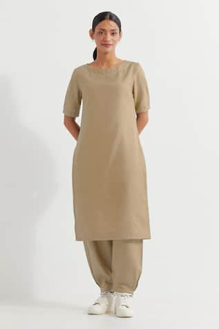 TIC Joanna Straight Plain Kurta With Pant 