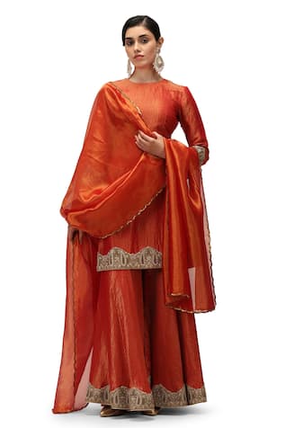 Mimamsaa Hamsika Border Embroidered Dupatta 