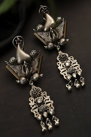 Wings Carved Danglers 