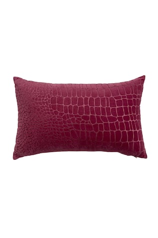 Cotton Velvet Abstract Work Cushion Cover 