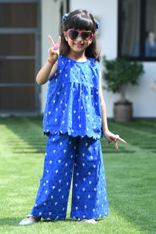 APRICOTKIDS Hot Air Balloon Print Top & Pant Set 