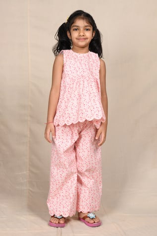 APRICOTKIDS Blossom Print Top & Pant Set 