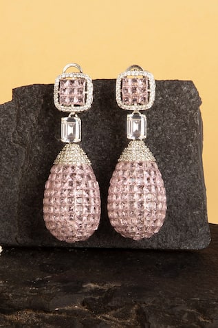 The Jewel Factor The Princess Embellished Earrings 