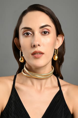 The Jewel Factor Greek Goddess Carved Choker 