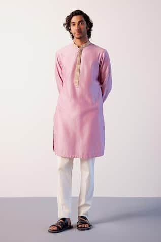 Devnaagri Silk Chanderi Kurta & Pant Set 