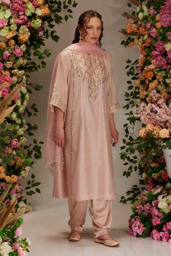saina kapoor Gota Embellished A-Line Kurta Salwar Set 