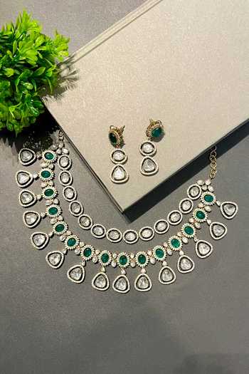 Prestones Stone Embellished Necklace Set 