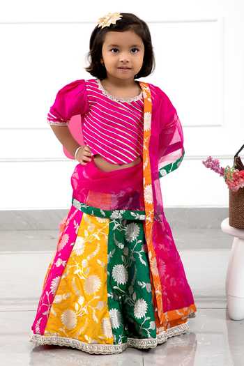 Kirti Agarwal - Pret N Couture Floral Pattern Lehenga Set 